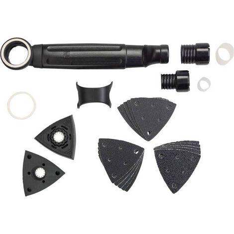 [GEBRAUCHT] B-Ware Fein 10TLG STAUBABSAUGUNG-SET Absaugset Multimaster Schleifplatten gelocht (1/2)