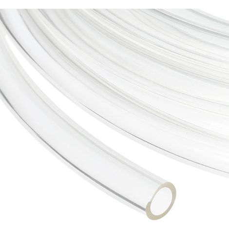 Transparent PVC Hose 8 mm Inner Diameter x 12 mm Outer Diameter – 15 ft Lightweight Flexible PVC Hose for Water Oil Air Transfer Aquarium Irrigation (1/5)