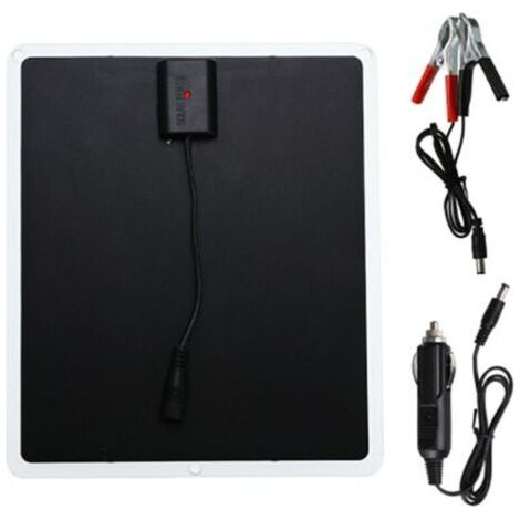 Panneau solaire 12V 20W, chargeur d'urgence, USB, extérieur, voiture/bateau/camp (1/4)