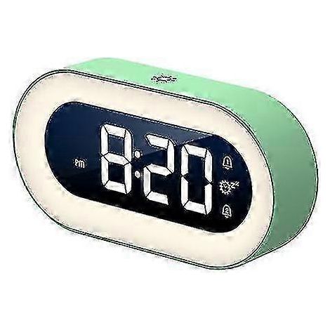 Réveil musical numérique LED avec veilleuse, horloge de bureau, cadeau pour enfants, 26 secondes (1/5)