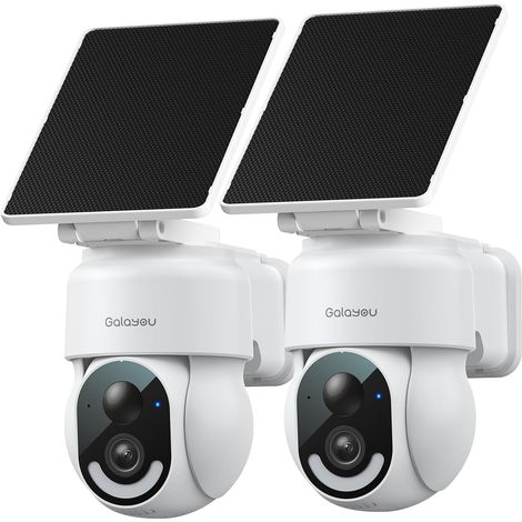 2K 3MP Camera Surveillance WiFi Exterieure sans Fil Solaire PTZ R6 (1/5)