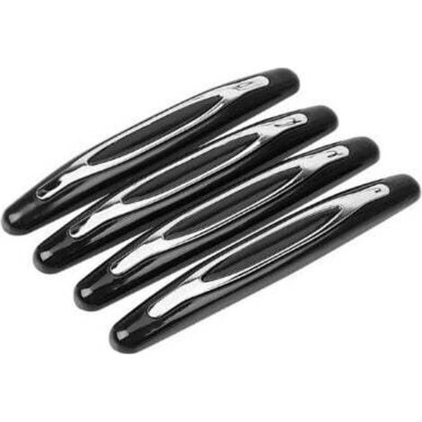 4 Pièce Garniture de Protection de Pare Chocs Voiture Bandes Anti Collision pour la Protection de Pare Chocs de Porte Avant et Arrière de Voiture (1/5)