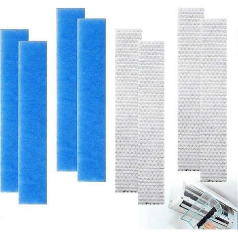 Lot de 8 filtres à air de rechange pour climatiseurs split Fujitsu General UTR-FA16 et UTR-FA16-2Direct-AquaForge