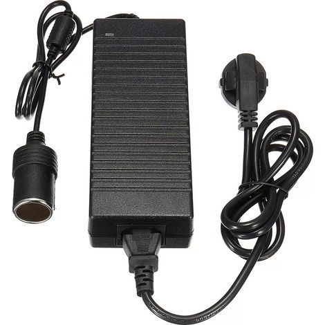 Kaelt - 220V à 12V10A voiture allume-cigare prise maison convertisseur de puissance voiture aspirateur réfrigérateur adaptateur (1/4)