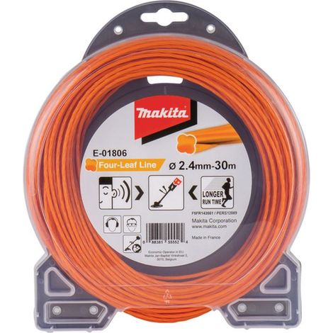 MAKITA Mähfaden Four Leaf 2,4 mm, 30 m (E-01806)