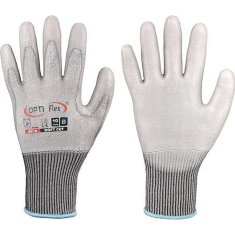 OPTIFLEX  Guante  SOFT  CUT  gris  EN  420  /  EN  388  EPI  II  Talla  9  -  0818-09H (1/2)