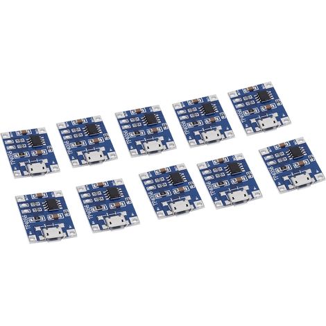 10 pièces Micro USB 1A chargeur de batterie au Lithium Module de Protection carte de charge (1/5)