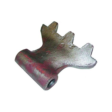 Martillo para trituradora agrícola adaptable a Kuhn. Diámetro: de fijación: 20,5 mm, Radio: 110 mm, Ancho: 155 mm -pl