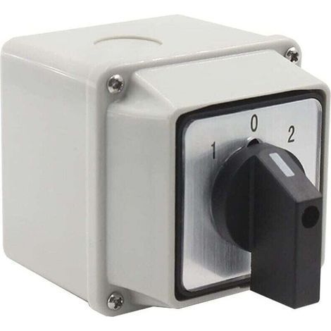LW26-20/2 Universal Source Diverter with Mounting Box - 380 V, 20 A - Universal Rotary Cam Selector (1/4)