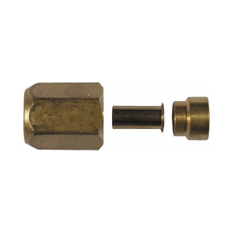 Raccord laiton SAE 3/8'' SAE/0.8 (X 10) - SERTO : 416.2384.095