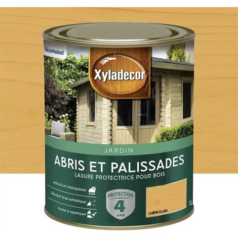 Lasure Xyladécor Abris et palissades Chêne clair 1 L (1/3)