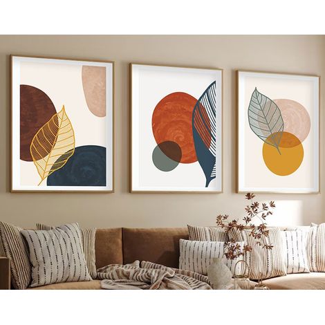 Quadro da parete in MDF con cornice Painting Multicolore (1/5)
