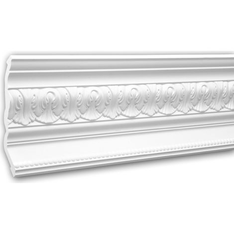 Cornisa 150201 Profhome Moldura decorativa Perfil de estuco estilo Neoclasicismo blanco 2 m