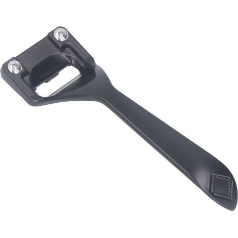 Éplucheur à cuir (3 lames) Éplucheur à cuir portable, léger, multifonctionnel, moderne, noir, en alliage robuste et durable (avec 3 lames) (1/5)