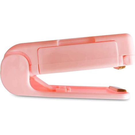 Scelleuse thermique portable de cuisine, mini machine à sceller 2 en 1, scelleuse de sacs, mini scelleuse portable, pour sacs plastiques de conservation des aliments (pile non incluse) (1/5)