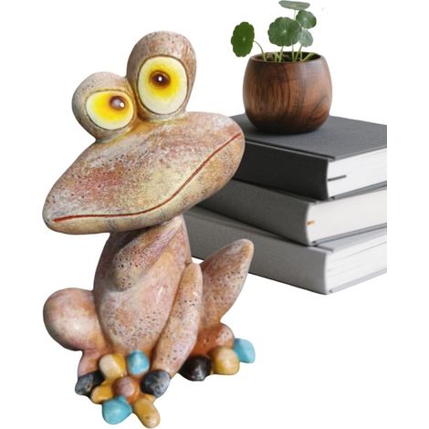 Statue Amüsantes witterungsbeständiges Harzmaterial Cartoon-Gartenkunstwerk Für Terrasse Rasenfläche Hintergarten Eingangsbereich Innenhof Gartenteich Gartenweg (1/5)