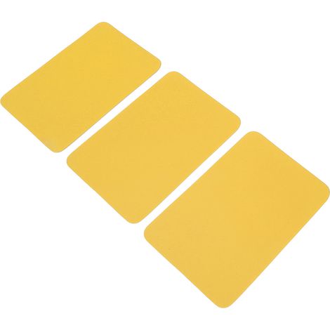 3 Pièces Patchs de Réparation pour Bateau Gonflable, Canoë et Kayak - Jaune, Imperméables en PVC