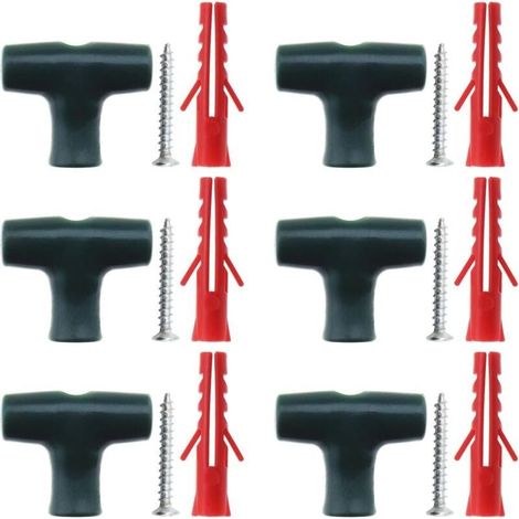 Clip De Clôture Murale - Fixation Pour Treillis Métallique - Pour Cloisons Sèches Et Poteaux - 30 Pièces (1/4)
