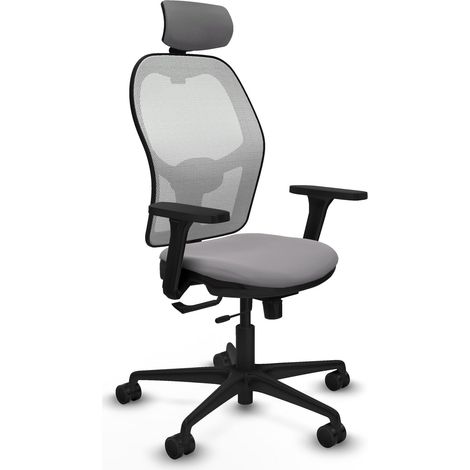 Silla de oficina piqueras y crespo Jorquera crema brazos 3D (1/2)