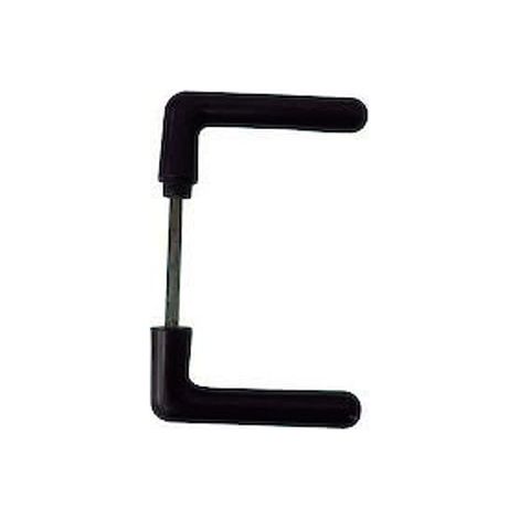 Béquille double pour serrure 3 points SL8843/ SL8843 et SL88730 marron - VACHETTE