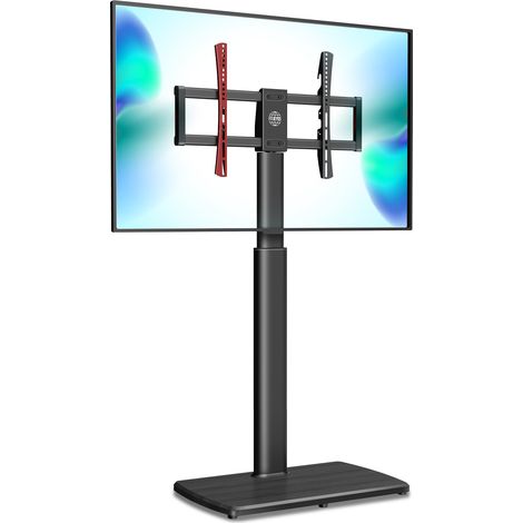 Support TV sur roulettes pour écran 32-65 pouces – Hauteur réglable 1270-1470 mm – Charge max 40 kg – VESA 600x400 mm – Angle réglable ±30° – Fitueyes