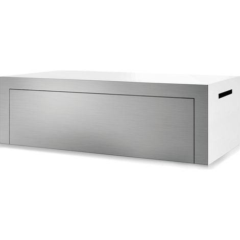 Forge Adour – Couvercle à poser pour plancha Premium 60 – Inox rigide – Dimensions L 83,2 x l 50 x h 25,3 cm – Protection plaque de cuisson