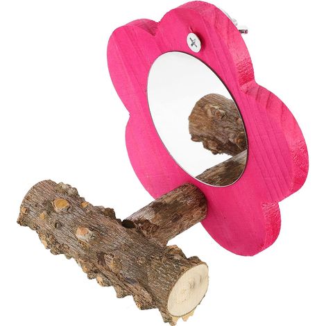 Miroir pour cage à oiseaux, jouet suspendu pour l'activité et le divertissement, pour une utilisation quotidienne dans les volières ou les petits espaces d'élevage.-AquaForge (1/5)