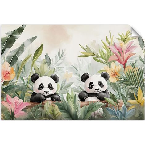 Selbstklebendes Poster – Wandsticker Bilder für das Kinderzimmer Kapibara Tiere 30x20 cm (1/3)