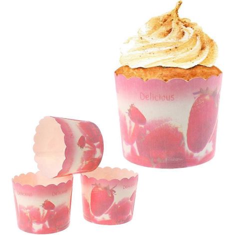 50 caissettes en papier pour gâteaux, cupcakes et muffins, idéales pour les mariages et les fêtes de Noël. (1/4)