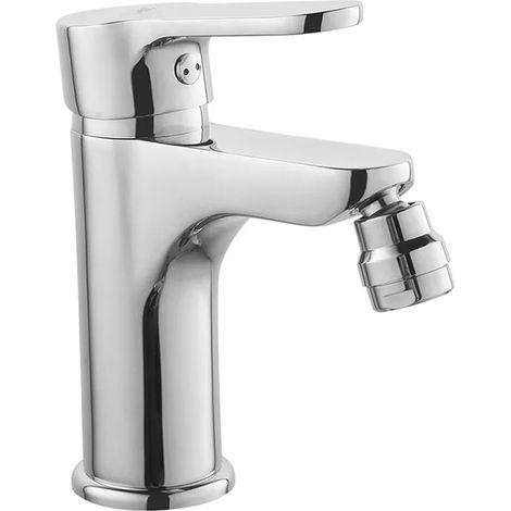 Miscelatore bidet cromato con piletta serie Paco (1/2)