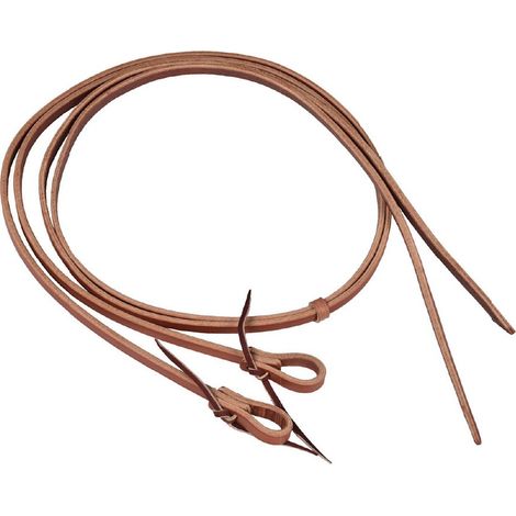 taglia unica, marrone oliato: Redini americane in cuoio oliato da 1/2" spessore 1,3 cm