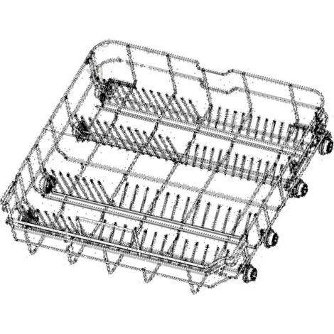 Panier inférieur pour lave-vaisselle – Compatible CONTINENTAL EDISON, FRANGER, GENERISS, VALBERG, CURTISS, OCEANIC, PROLINE – Référence 34421606