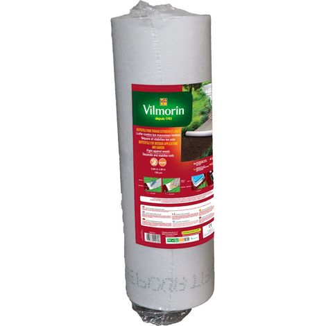 VILMORIN Toile feutre géotextile plastique, 100 g/m², L0.5 x l.50 m