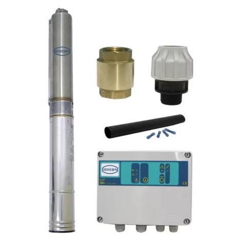 Kit pompe de forage tri 4" moteur huile RENSON (1/3)