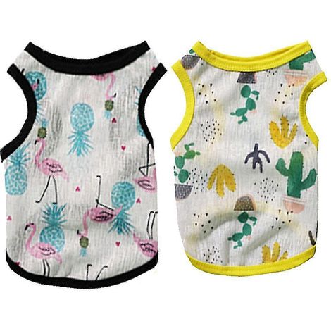 2 camisetas refrescantes para perros, transpirables, de enfriamiento instantáneo. (1/5)