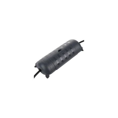 Scatola elettrica impermeabile IP44, contenitore protettivo per esterni per prolunghe, cavi, decorazioni natalizie, luci di Natale, utensili elettrici, 29 cm x 11 cm x 7,5 cm, grigio - Crezuo