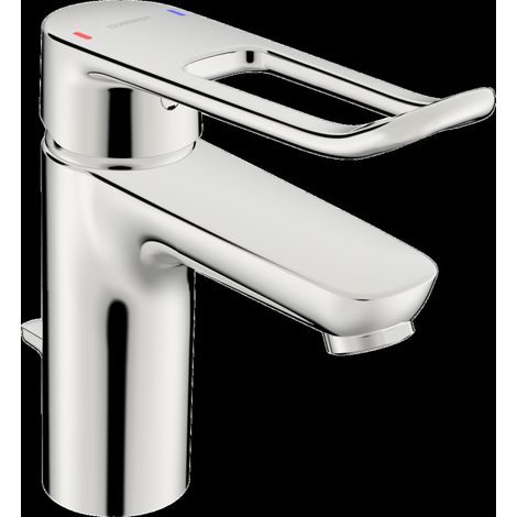 Hansa Clinica - Miscelatore da lavabo con sistema di scarico, cromo 45012186 (1/5)