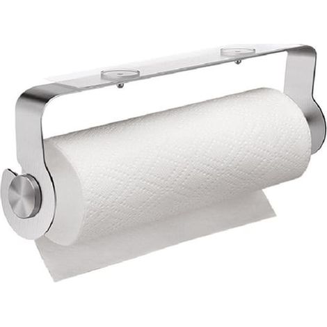 Porte essuie Tout autoadhésif Mural pour la Salle de Bain ou de Cuisine pour Les Serviettes en Papier l'aluminium Film Plastique etc (1/5)