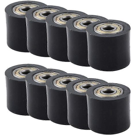 Roulements de poulie mécanique 10 x 10 mm, roulements à galets tendeurs, poulies de chaîne, compatibles avec la route (1/5)