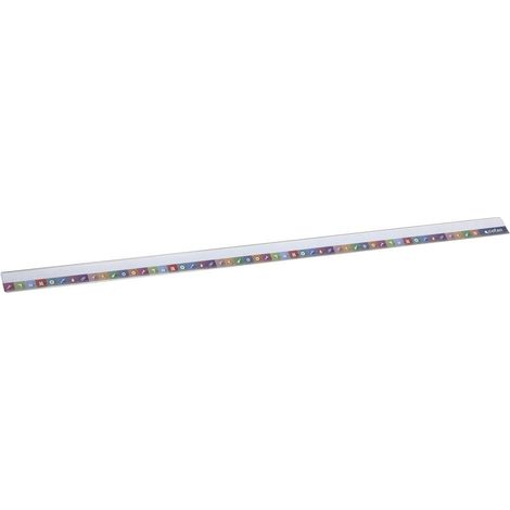 COFAN portaprecios c/tira para bandeja 500 x 39 mm , Portaprecios con tira para bandeja 1000x39 mm