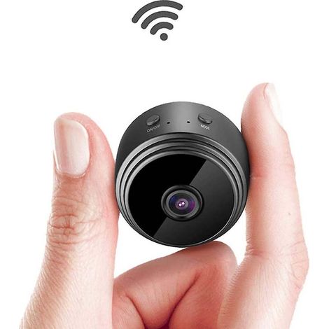 Mini caméra espion cachée sans fil, Full HD, pour surveillance à domicile (1/2)