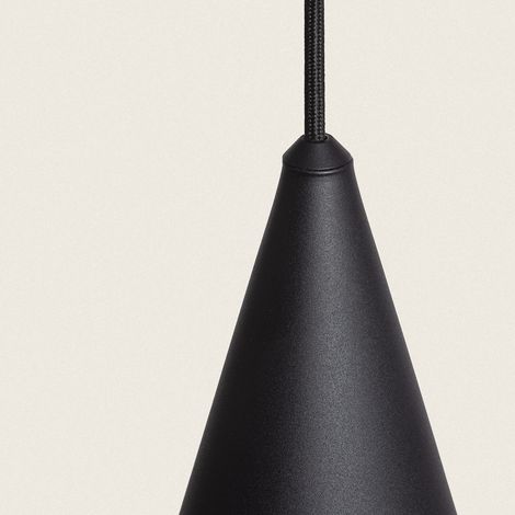 LED Pendelleuchte 8W Aluminium Elise S Schwarz (1/5)