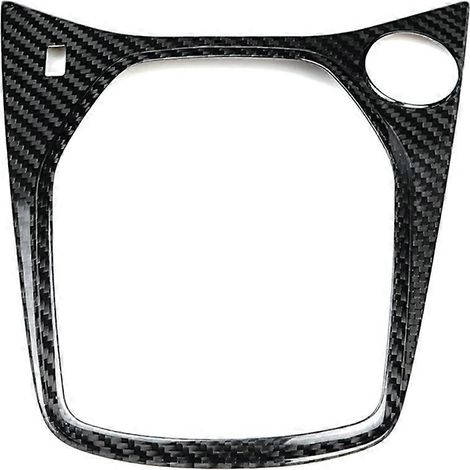 Véritable fibre de carbone compatible avec Ford Fiesta 2018-2023 - Garniture décorative de panneau de levier de vitesse - Accessoires intérieurs