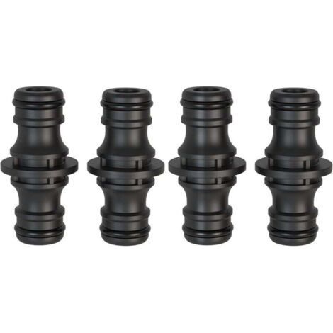 Kupplung, 4-teilig, 1/2"-Gartenschlauchanschluss – Verbindungsstück für eine sichere Schlauchverbindung, verbindet zwei Schläuche zur Verlängerung (1/4)