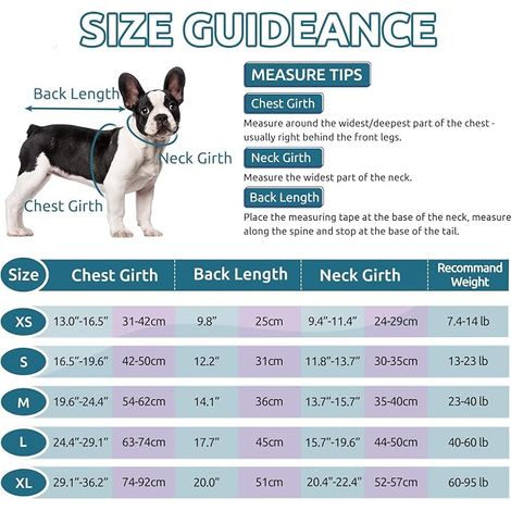 Pull pour Chien,Pull-Overs pour Chien et Chat en Polaire Doux Veste Gilet Chien avec Harnais Pull Chaud pour Moyen Grand Chien Bleu(XL) (1/3)