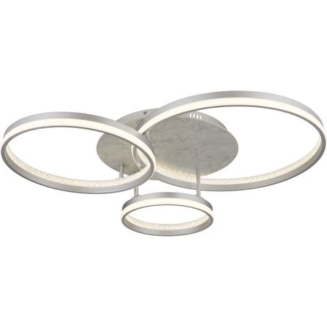 Globo - plafón - MARY - plateado - metal - LED - 62000302