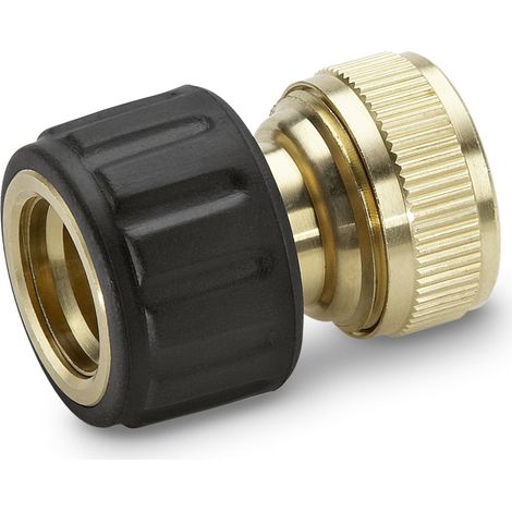 Kärcher Schnellkupplung Messing schwarz 3/4" Gewinde (1/2)
