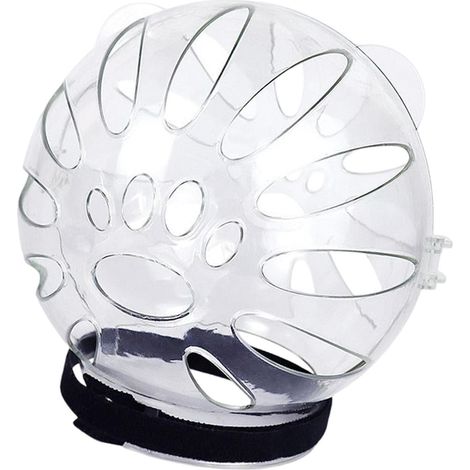 Museau Pour Chat - Museau De Toilettage Transparent En PET Respirant - Pour Tonte Ongles Bain - Taille S 125 mm x 135 mm (1/5)