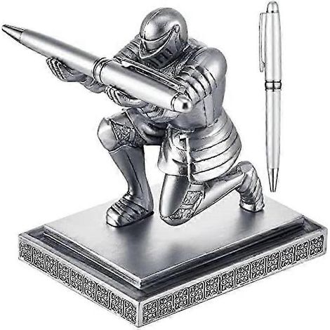 Ensemble porte-stylo avec 2 stylos, organisateur de bureau en résine et accessoires, porte-stylo original et élégant. (1/4)