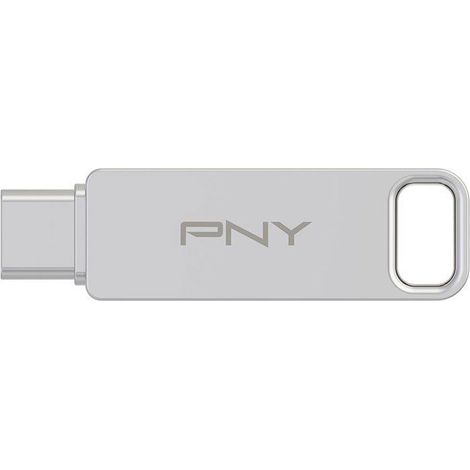 USB 3.2 Flash Drive - PNY - DUO LINK - Type-C/Type-A - 256 GB - Up to 200 MB/s (1/3)